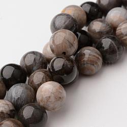 Quarzo naturale perle tonde fili, 8mm, Foro: 1 mm, circa 48pcs/filo, 15.35 pollice