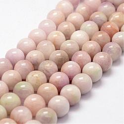 Kunzite naturale perline fili, perle di spodumene, tondo, 10mm, Foro: 1 mm, circa 39pcs/filo, 15.6 pollice