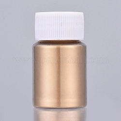 Perlglanzpulver, für UV-Harz, Epoxidharz & Nail Art Craft Schmuckherstellung, dunkel Goldrute, Flasche: 29x50mm, ca. 13~15 g / Flasche