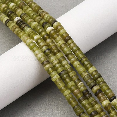 Natürliche Hetian Jade Perlenstränge&nbsp;G-L624-I06-2x4mm-1