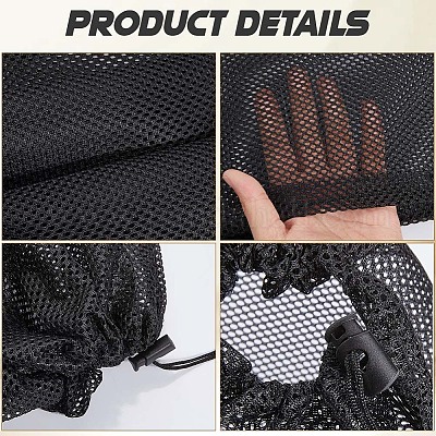 2 sac filtrant à cordon en polyester&nbsp;DIY-WH20002-629B-1