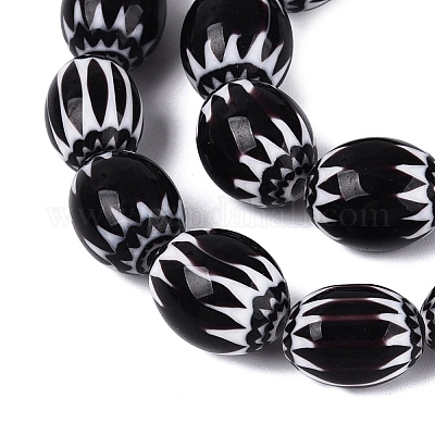 Handgefertigte Millefiori-Glasperlen&nbsp;LS-LA-N002-06A-1