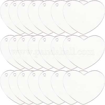 30pcs Disques En Acrylique Transparent Cercles En Acrylique