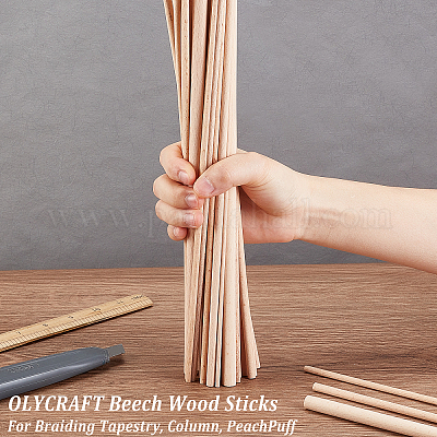 Wholesale OLYCRAFT 100PCS 8×1/4 Inch Natural Wood Dowel Rods 7.87 Inch Long  Bamboo Craft Sticks Round Unfinished Wood Sticks for Arts Crafts and DIY  Projects Crafting Project 