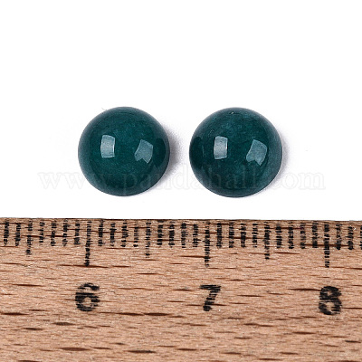 Cabochons teints en jade blanc naturel&nbsp;G-ZX004-22B-1