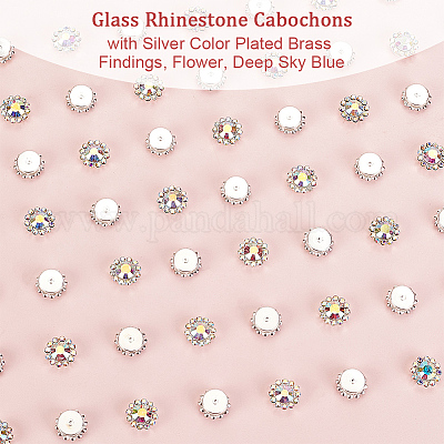 Glas Strass Cabochons&nbsp;FIND-OC0002-33B-1