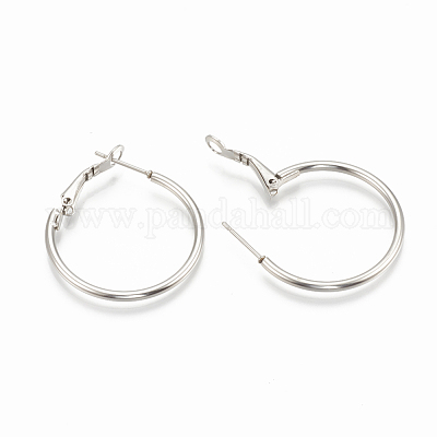 stainless steel hoop earrings bulk