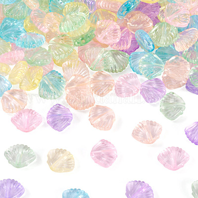 285 perles en plastique transparentes&nbsp;KY-TA0001-54-1