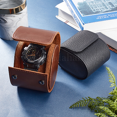 Single Watch Travel Case Watch Display Box Leather Watch 