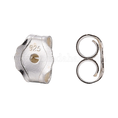 Ohrring Zubehör 925 Ohrstecker aus Sterlingsilber&nbsp;STER-F015-02-1