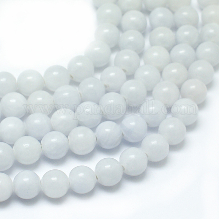 Chapelets de perles en jade jaune naturel G-G598-10mm-YXS-01-1