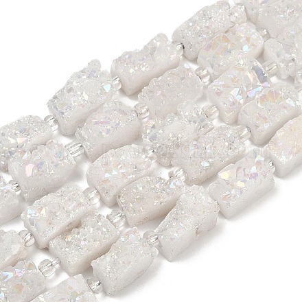 Гальванические натуральный druzy шарики агата стренг G-R012-A02-02-1