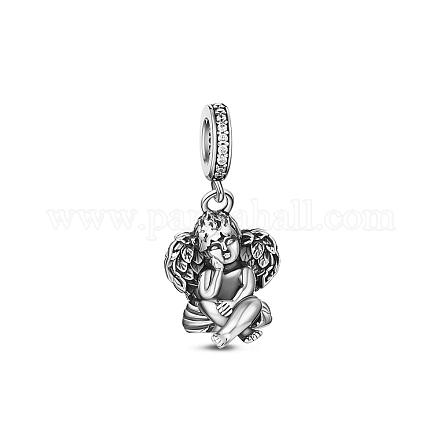 TINYSAND Sterling Silver European Dangle Charms TS-P-237-1