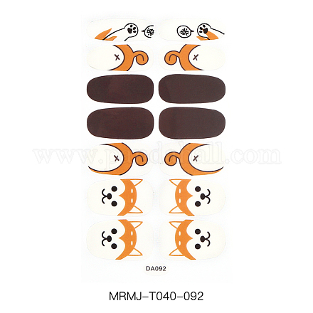Nagelkunstaufkleber der vollen Abdeckung MRMJ-T040-092-1