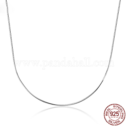 925 collares de cadena de serpiente de plata esterlina HT0674-2-1