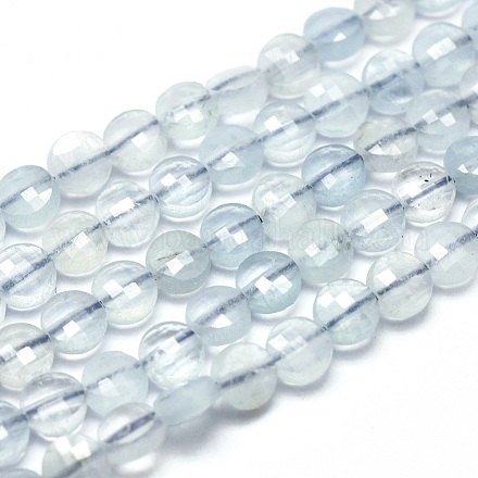 Chapelets de perles en aigue-marine naturelle G-G792-19-1