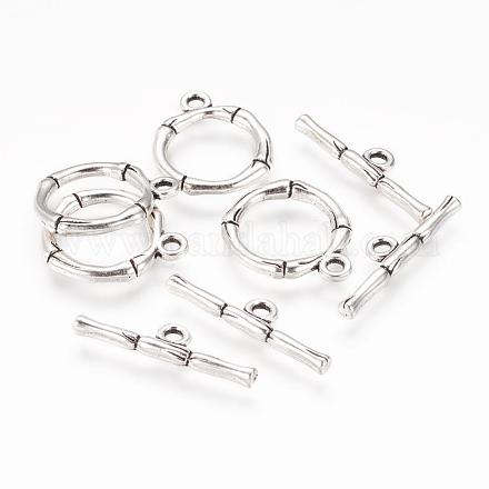 Alloy Toggle Clasps PALLOY-EA9143Y-AS-RS-1