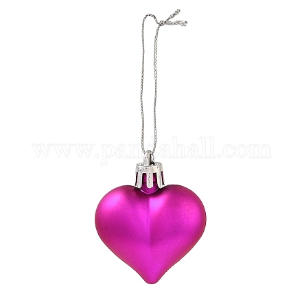 Valentinstag-Dekorationen aus galvanisierten Herzanhängern aus Kunststoff KY-D020-02E-1