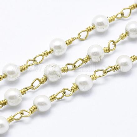 Perles perlées à la main CHC-L036-17G-1