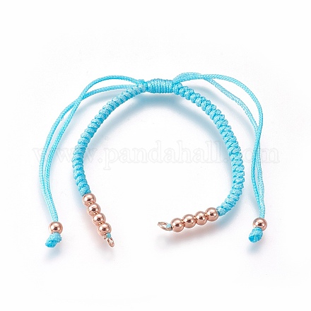 Fabrication de bracelets de perles tressées en nylon BJEW-F360-FRG17-1