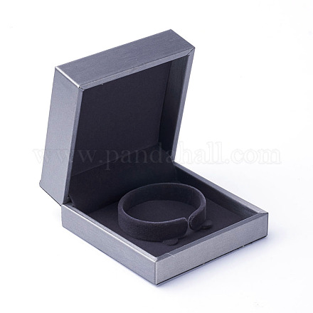 Pu braccialetto di cuoio / braccialetto scatole OBOX-G010-02B-1