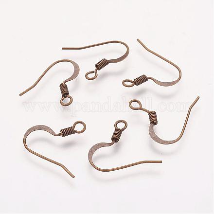 Brass French Earring Hooks KK-Q366-AB-NF-1