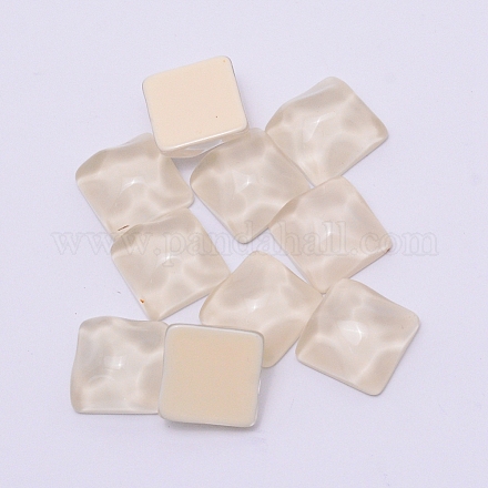 Opaque Resin Cabochons Accessories RESI-WH0011-30E-1