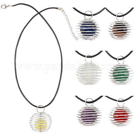 Наборы для изготовления ожерелья в клетке из бисера «сделай сам» DIY-SC0018-58-1