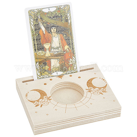 Gorgecraft Tarotkartenständer aus Holz DIY-WH0354-005-1