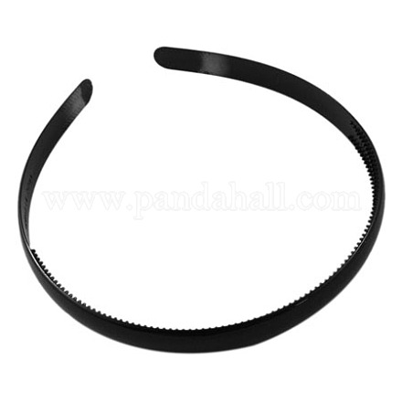 Fornituras de banda de pelo de plástico liso PJH103Y-10-1