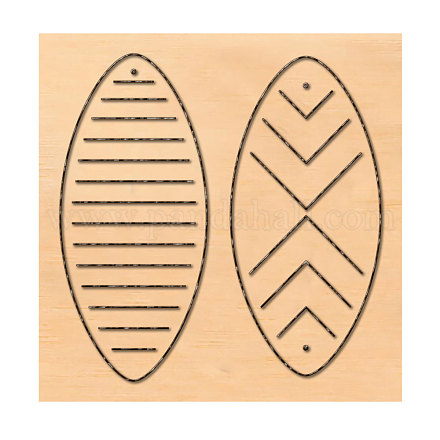 Matrice de découpe de coupe de bois DIY-WH0169-41-1
