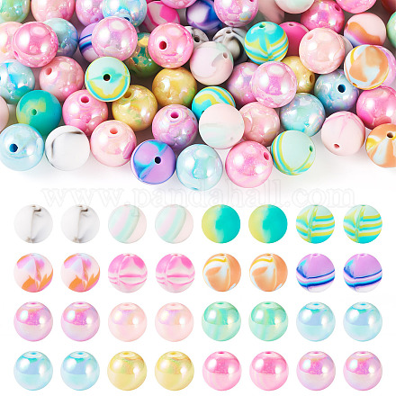 Pandahall diy круглые акриловые и силиконовые бусины наборы для изготовления бижутерии DIY-TA0012-04-1