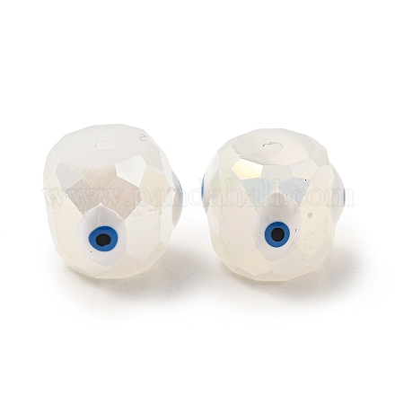 Perles de verre opaques GLAA-F121-02B-1