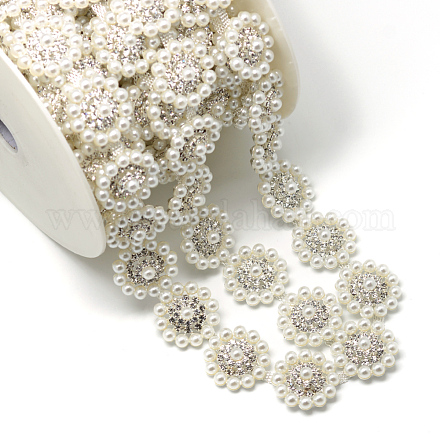 Robe de mariée décoratif en laiton cristal strass chaînes CHC-R127-02-1