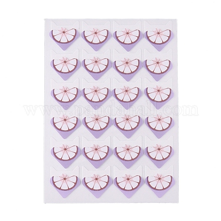 Милые самоклеющиеся наклейки с рисунком гарцинии мангустана фото уголки DIY-K016-B03-1