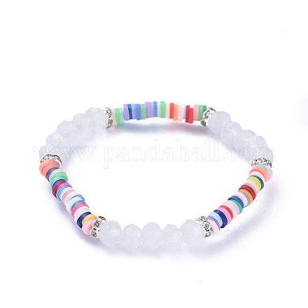 Bracelets extensibles pour enfants BJEW-JB05194-03-1