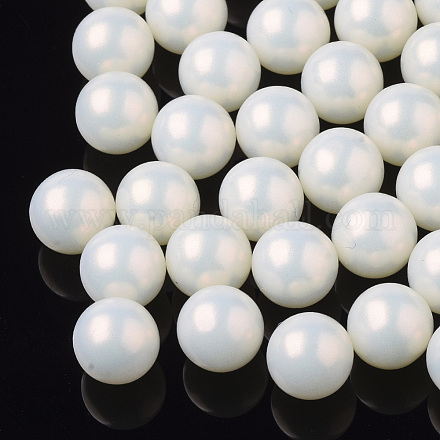 Perles d'imitation perles en plastique ABS SACR-N005-A-01-1