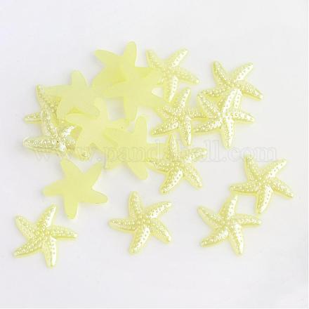 ABS Plastic Imitation Pearl Cabochons OACR-S006-Z22-1