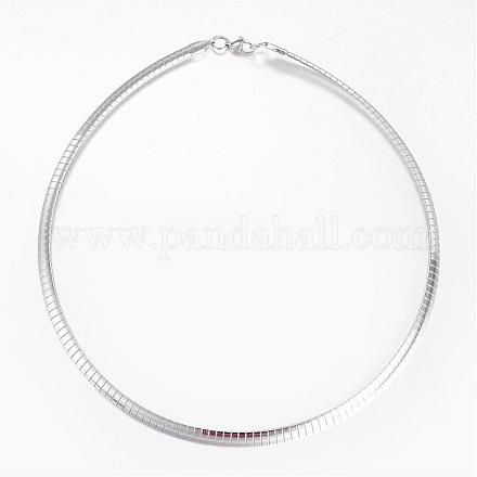 304 Stainless Steel Necklaces NJEW-D274-03P-1
