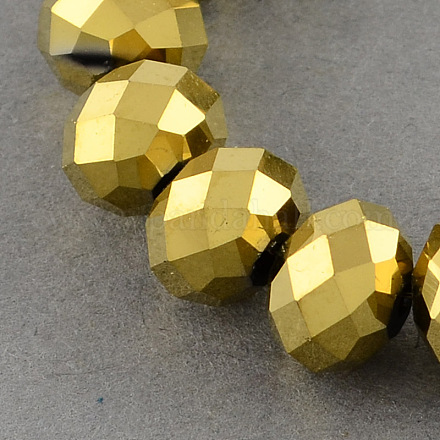 Chapelets de perles en verre électroplaqué EGLA-R080-10mm-02-1