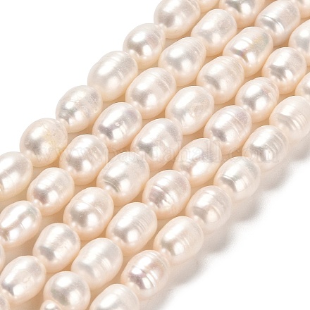 Brins de perles de culture d'eau douce naturelles PEAR-E016-062-1