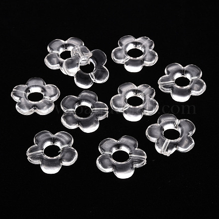 Cadres de perles acryliques transparents X-TACR-S154-29B-01-1