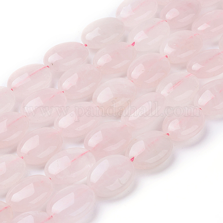 Natural Rose Quartz Beads Strands G-G731-14-20x15mm-1