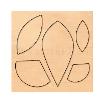 Geometrische Holzstanzformen DIY-WH0169-04-1