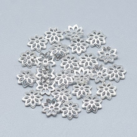 925 Sterling Silver Bead Caps STER-T002-80S-1