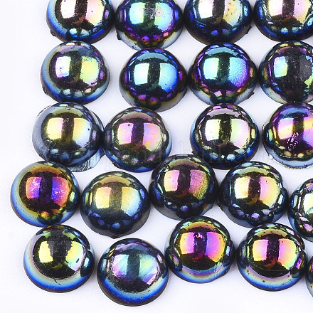 Cabujones de perlas de imitación de plástico ABS OACR-S025-8mm-13-1