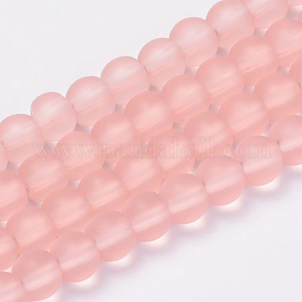 Chapelets de perles en verre transparente   X-GLAA-Q064-04-6mm-1