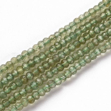 Natürliche Apatit Perlen Stränge X-G-S362-100-1