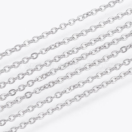 304 Stainless Steel Cable Chains CHS-F006-01A-P-1