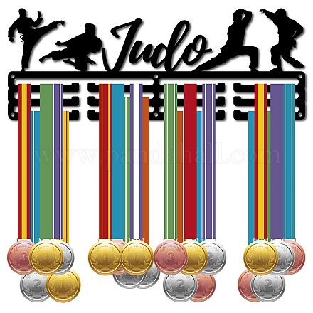 Creatcabin держатель медали по дзюдо вешалка для медалей спортивная вешалка для вешалок награды металлическая настенная железная металлическая подвеска для пловцов ODIS-WH0037-080-1